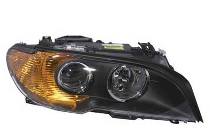 BMW Headlight Assembly - Passenger Side (Halogen) (w/ Amber Turnsignal) 63126920606